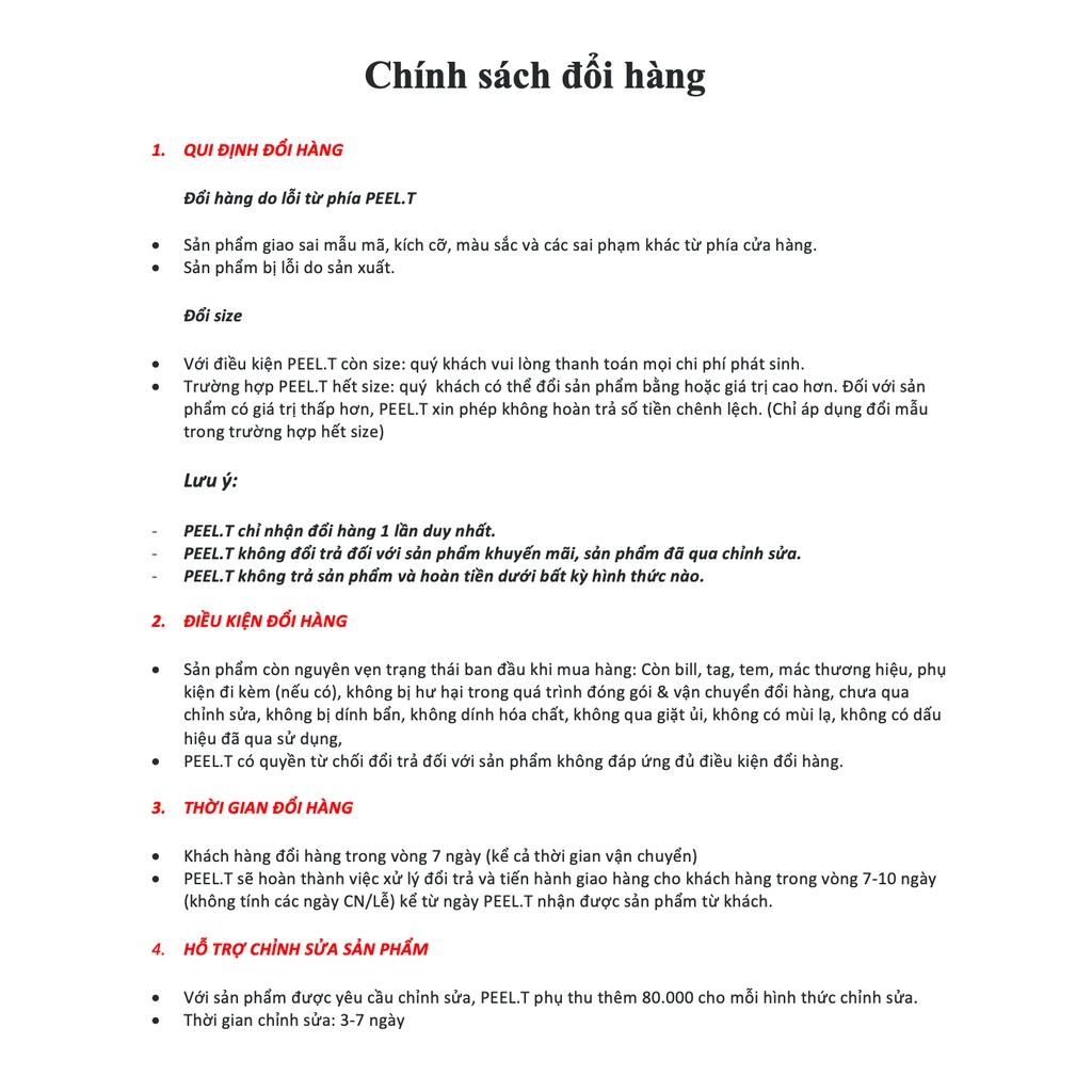 PEEL.T - Almira Top - Áo kiểu trễ vai xếp ly thắt dây