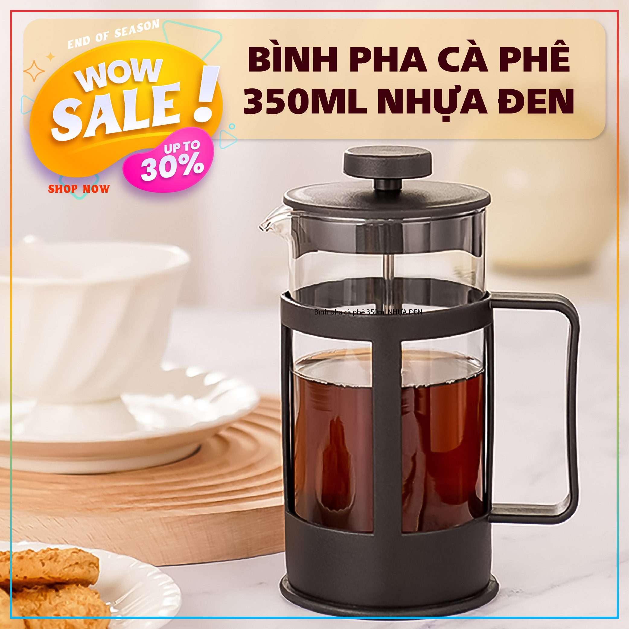 Bình Pha Cafe Thế Hệ Mới Dễ Dàng, Tiện Lợi ( 350ml)