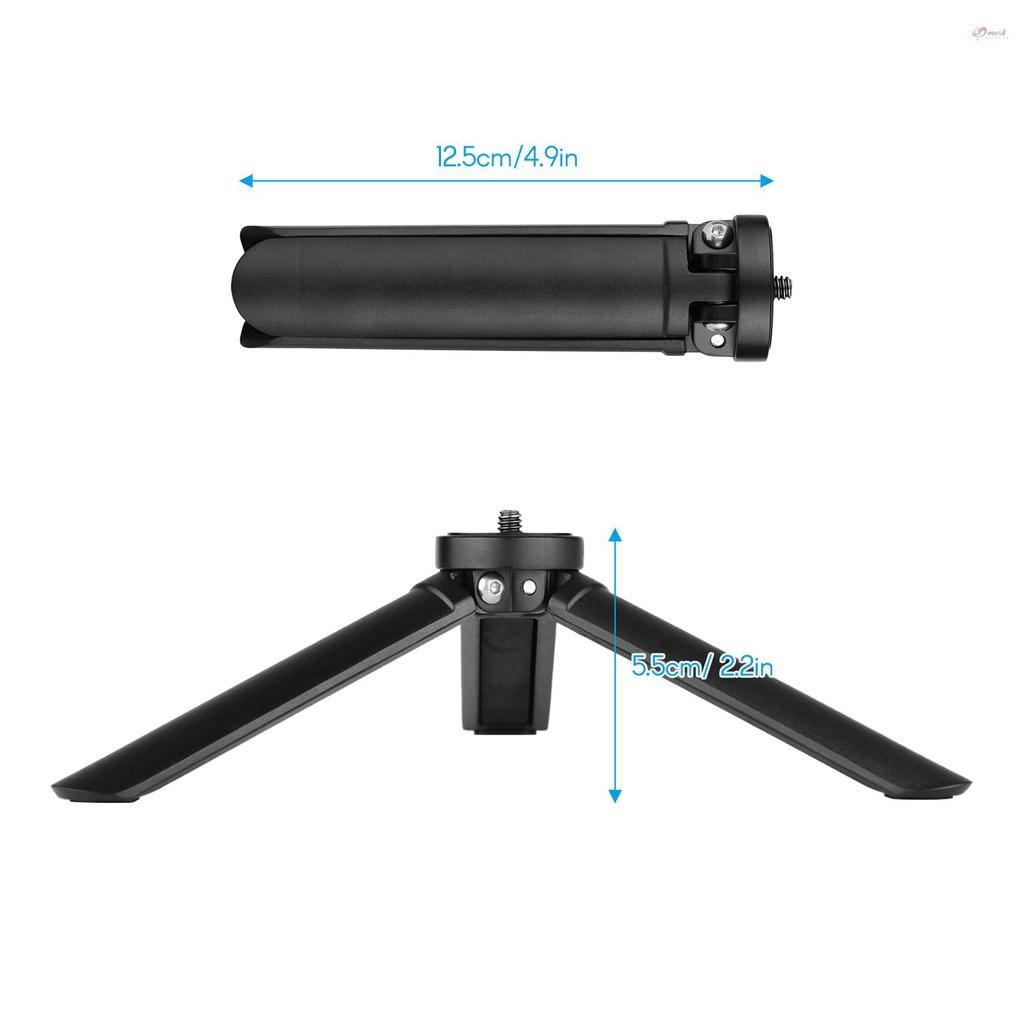 Giá đỡ ba chân mini bằng kim loại 1/4 inch tương thích với Feiyu G5/G6/G6 Max/Vimble 2S/VLOG Pocket Zhiyun CRANE-M2/Smooth 4