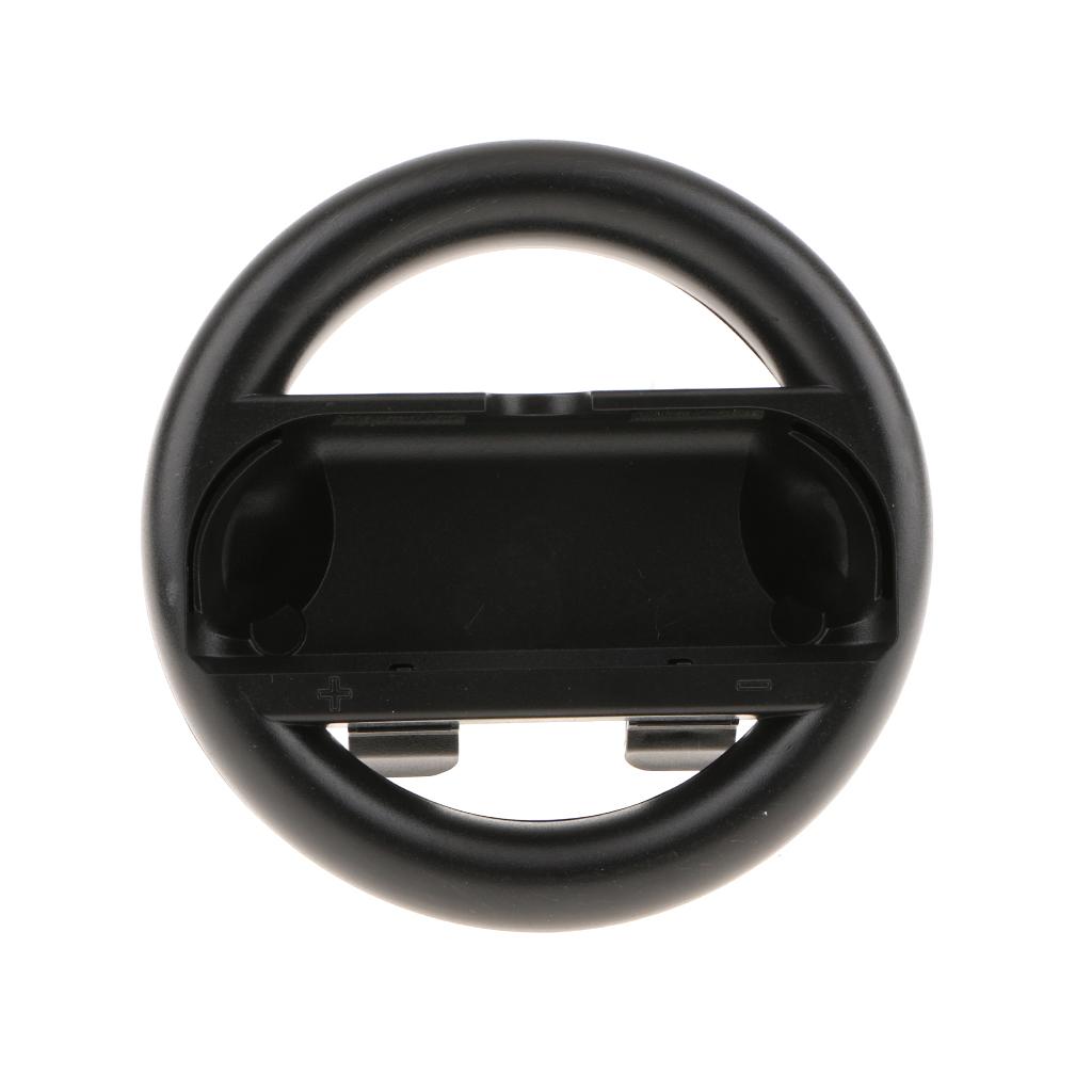 2Packs Racing Steering Wheel Console Handle Grip for Nintendo Switch Joy-con