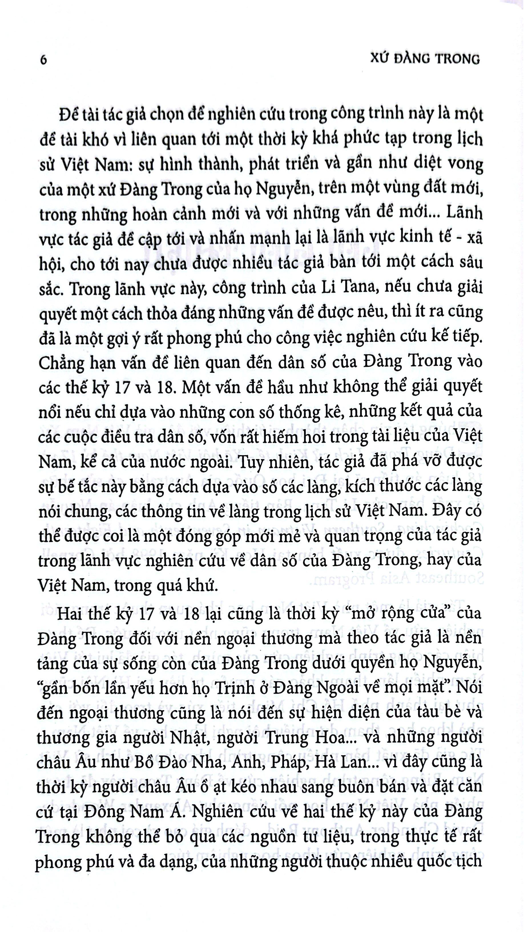 Sách - Xứ Đàng Trong - Lịch Sử Kinh Tế-Xã Hội Việt Nam Thế Kỷ 17-18
