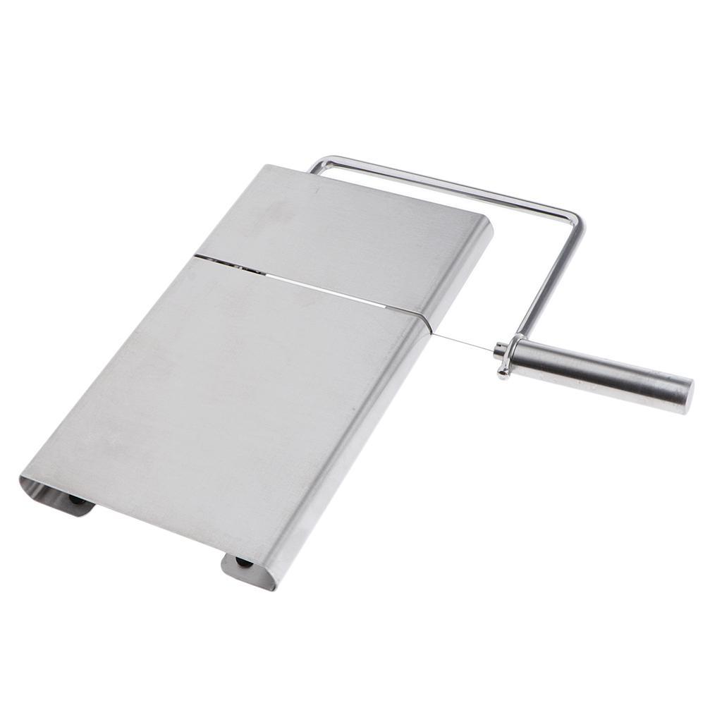 Wood Soap Cutter Mold with Wire Slicer +Silicone Candle Soap Making Mould 1200ml