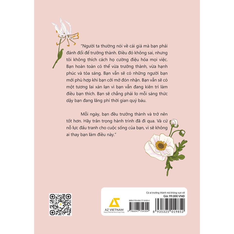 Sách - Có Ai Trưởng Thành Mà Không Vụn Vỡ - AZ Việt Nam