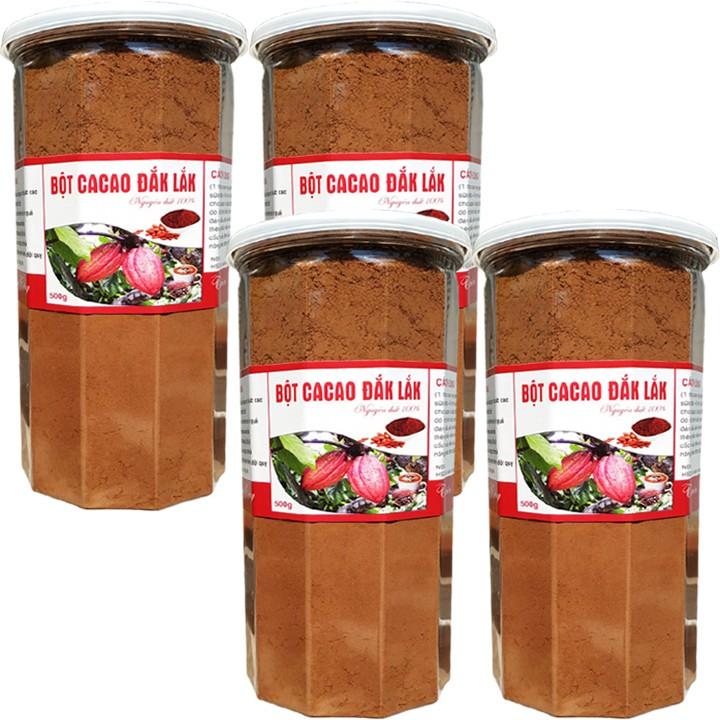 1KG BỘT CACAO DAKLAK NGUYÊN CHẤT TỐT CHO SỨC KHỎE