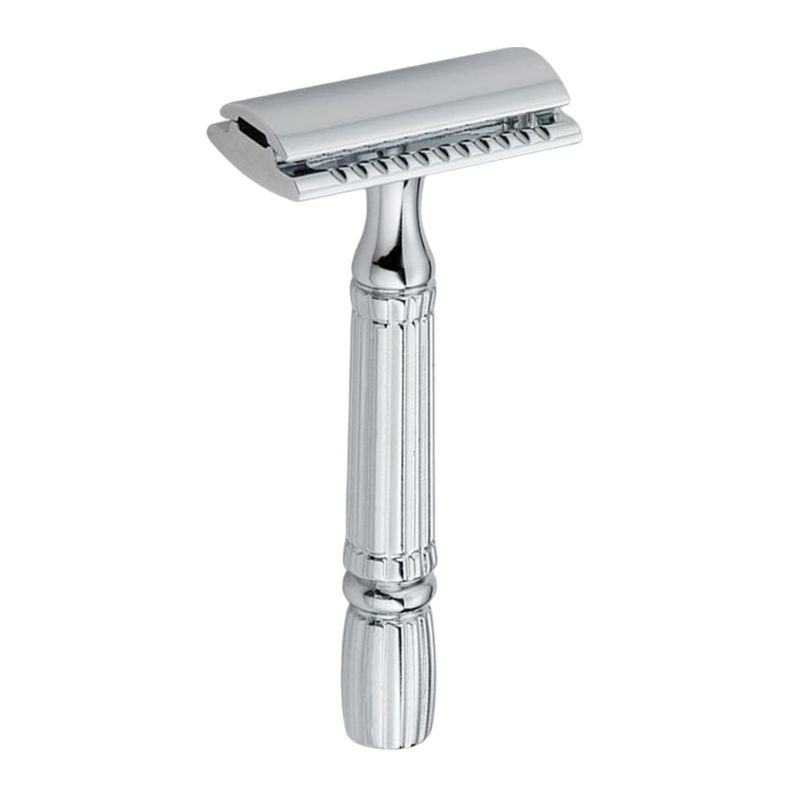 Double Edge    Shaving with 5Pcs Stainless Steel