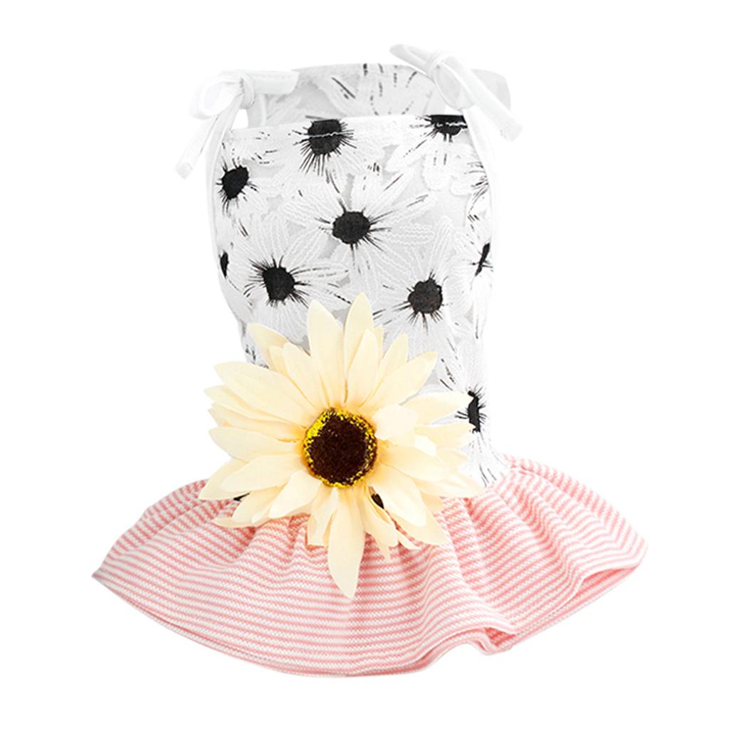 2xPet Dog Puppy Cotton Princess Dress Cute Skirt Clothes Dog Dress Supplies