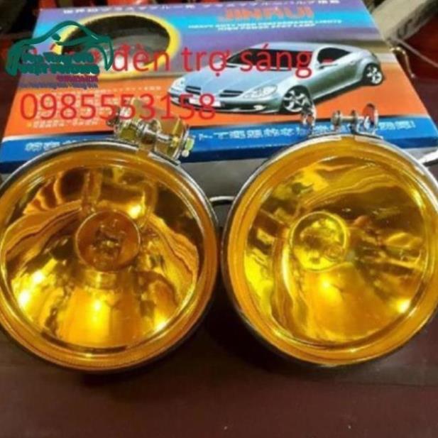 Cặp Đèn trợ sáng ô tô xe máy inox lắp bóng JINRUI giá chỉ 150k/1 đôi