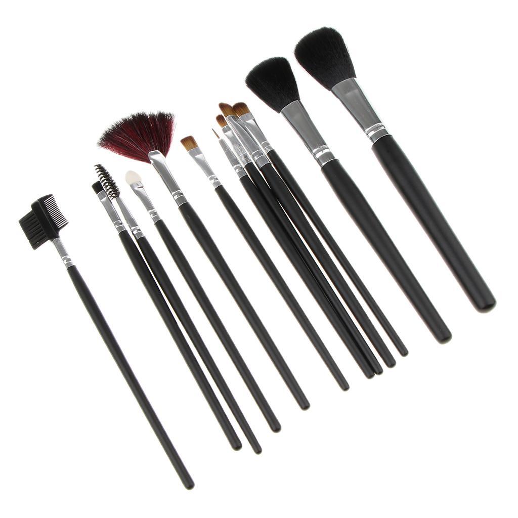 12pcs/set Professional Makeup Brushes Set Powder Cosmetic Tool Synthetic