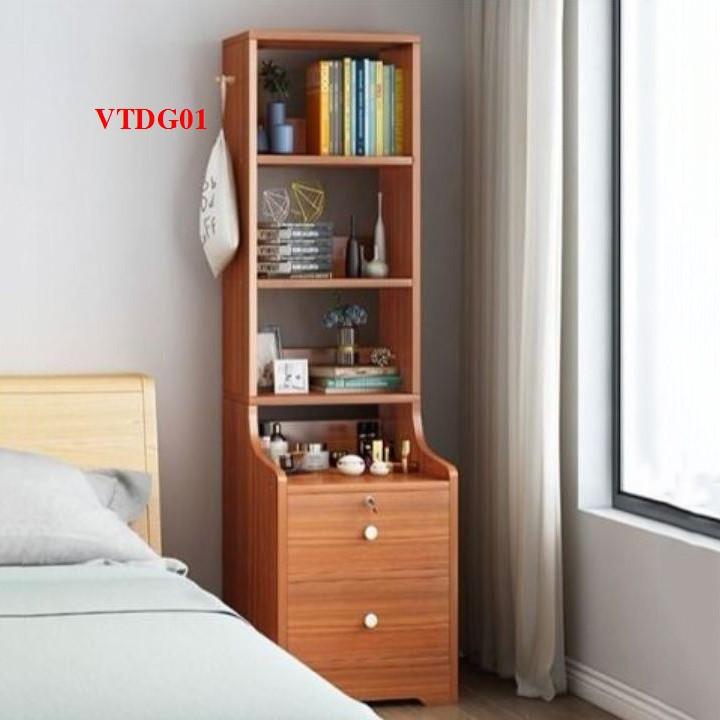 Tủ kệ sách đầu giường _ Nội thất lắp ráp