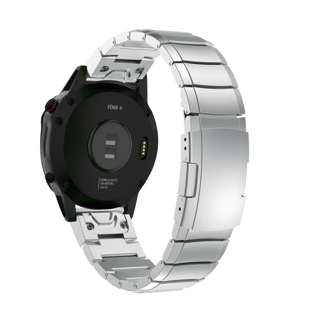 Dây Đeo Dành Cho Garmin Fenix 5/ 5 Plus / Fenix 6/ Forerunner 935/ 945 Quickfit Stainless Steel