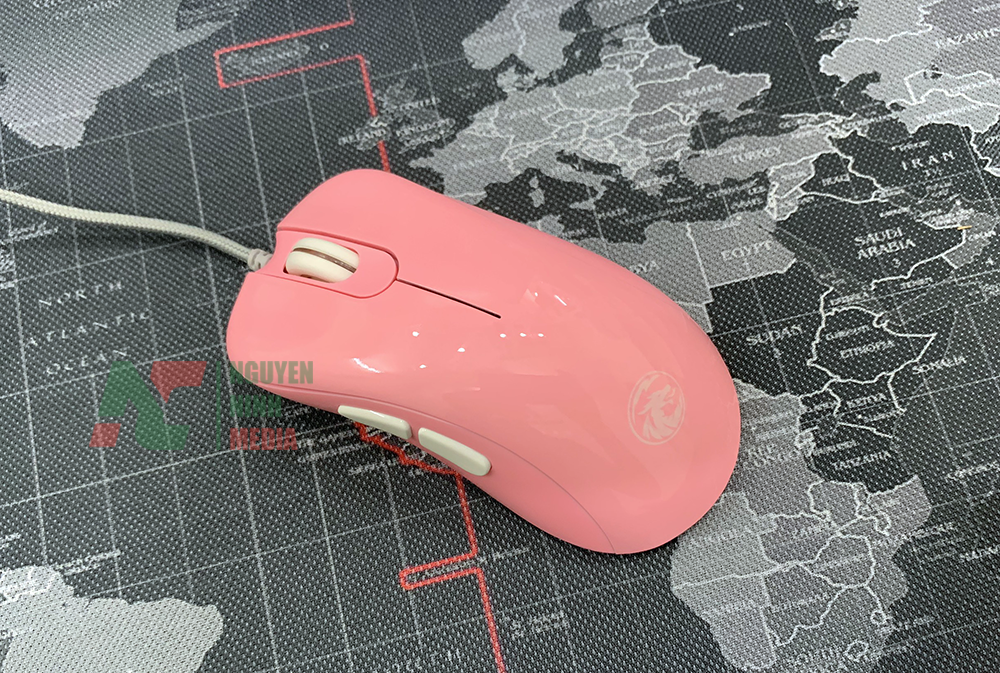 Chuột Gaming E-DRA EM660 Lite Pink (Màu Hồng) - Hàng Chính Hãng