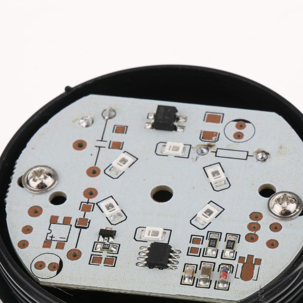 2 Pieces/pack 24V Always-On Warning Beacon Lights, Red