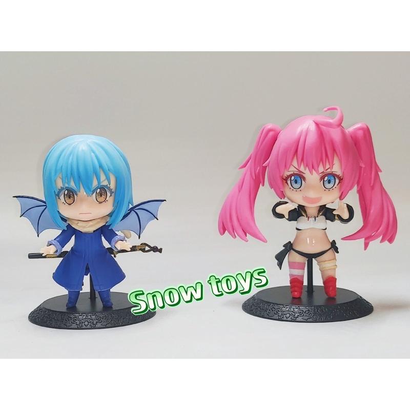 Mô hình Chuyển sinh thành Slime - Rimuru Tempest và Milim Nava - Cao 10cm - Anime Manga Chuyển sinh thành Slime