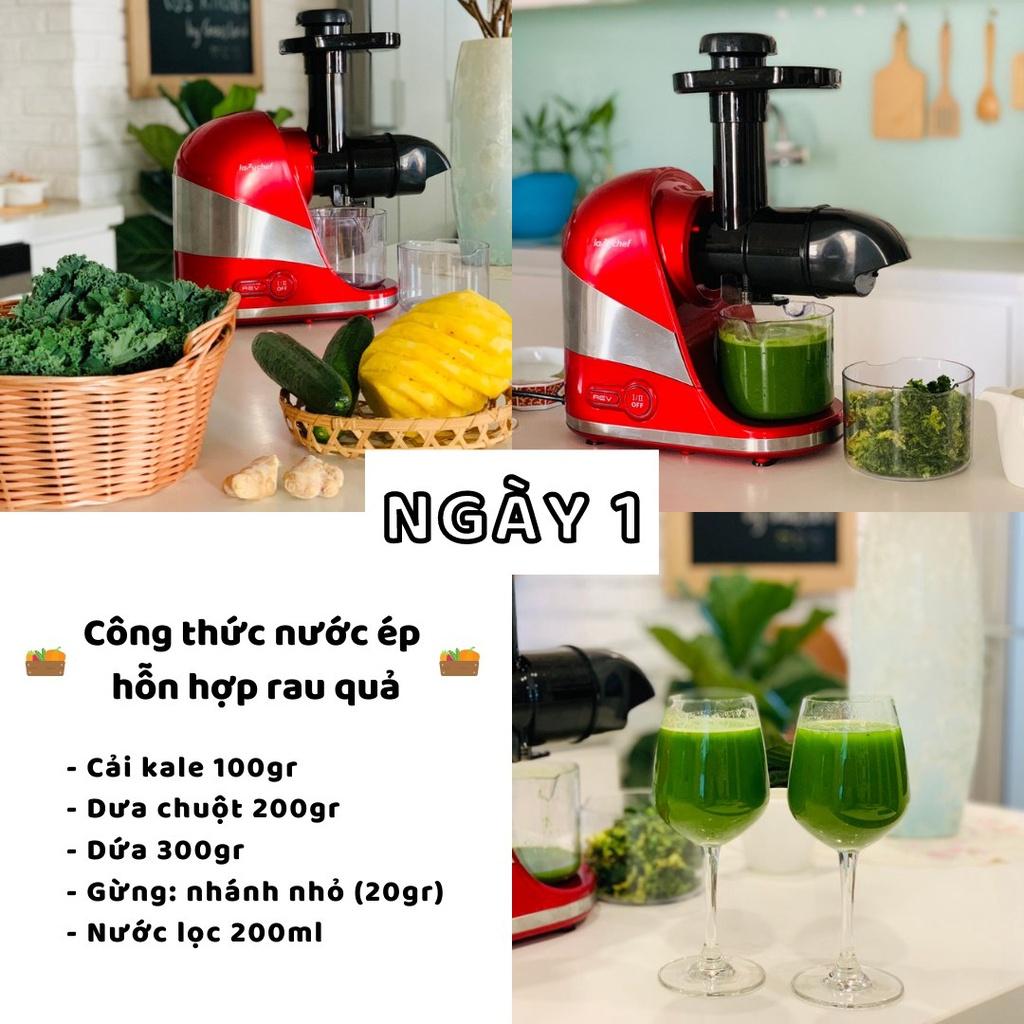 Máy Ép Chậm Đa Năng- Dung Tích 800ml Cho 5 Người, Ép Nước Hoa Quả Rau Củ - Hàng Chính Hãng