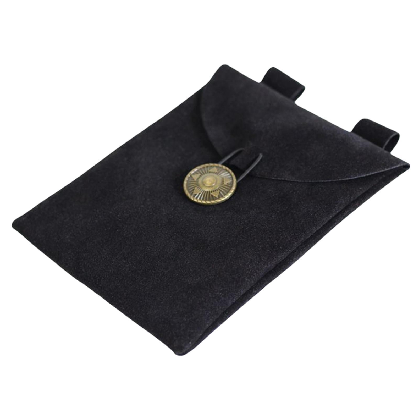 Vintage Style Medieval Waist Bag Waist Pack Suede for Photo Props Outdoors