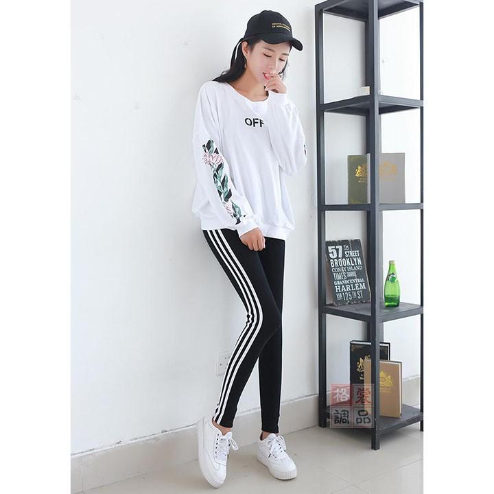 Quần Legging 3 Sọc Nhỏ