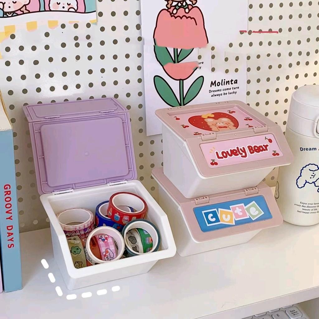 Hộp đựng đồ có kèm sticker