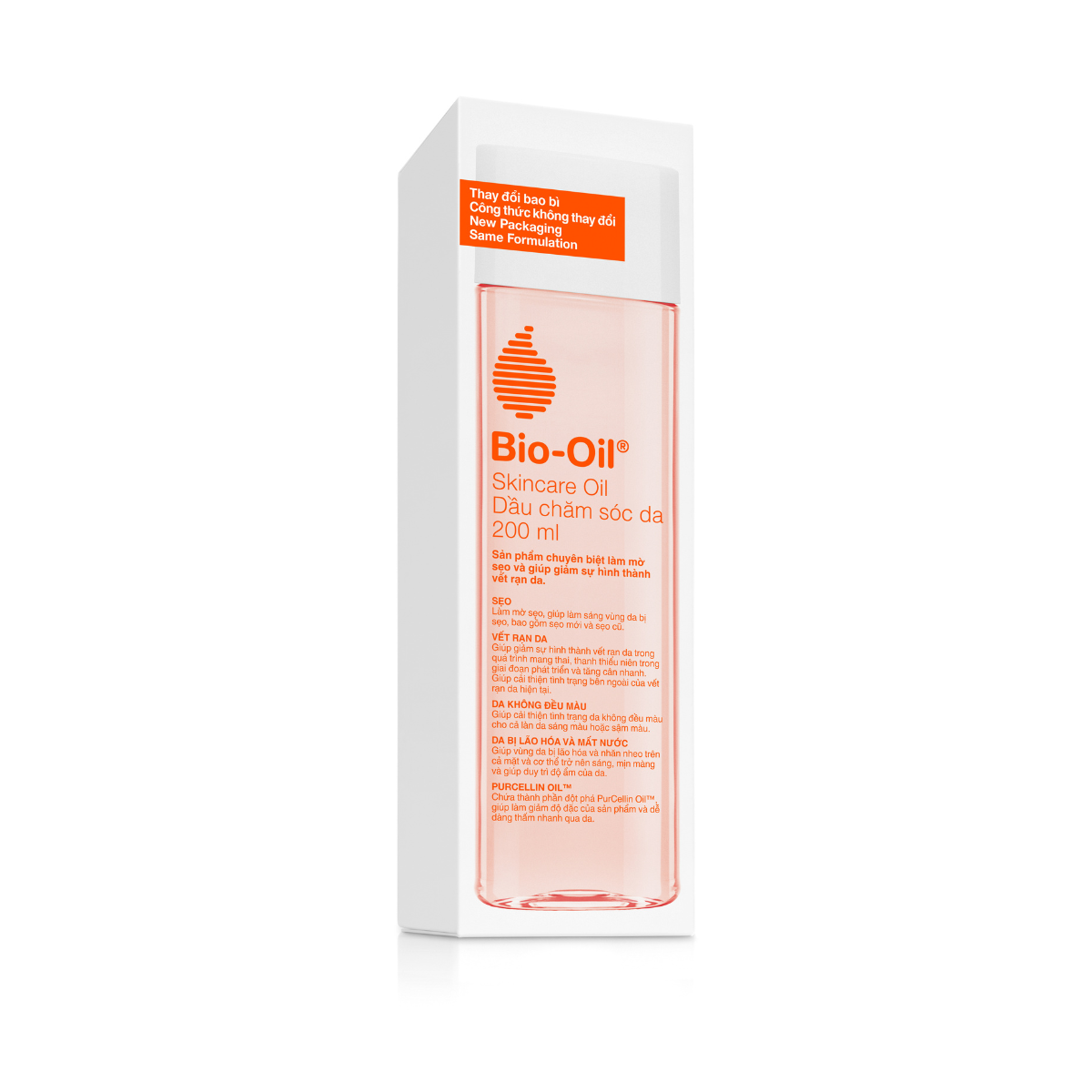 Dầu chăm sóc da giúp cải thiện rạn da, mờ sẹo và đều màu da - BIO-OIL SKINCARE OIL (chai 200ml)