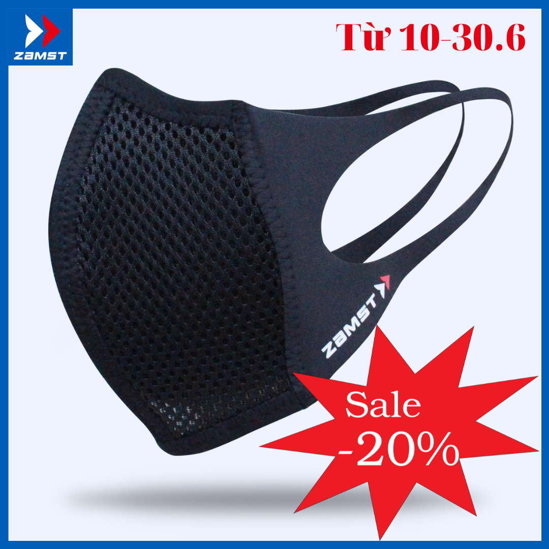 Khẩu trang thể thao MOUTH COVER ZAMST (1 cái /gói)