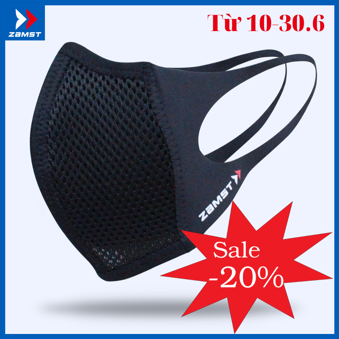 Khẩu trang thể thao ZAMST chính hãng MOUTH COVER