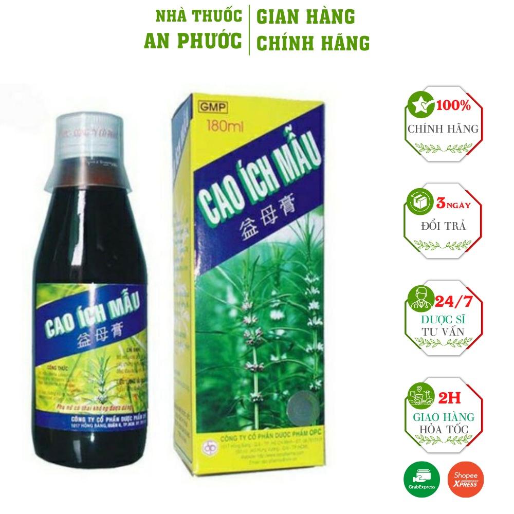 Cao Ích Mẫu  CAM KẾT CHẤT LƯỢNG Điều Hòa Kinh Nguyệt Chai 180ml