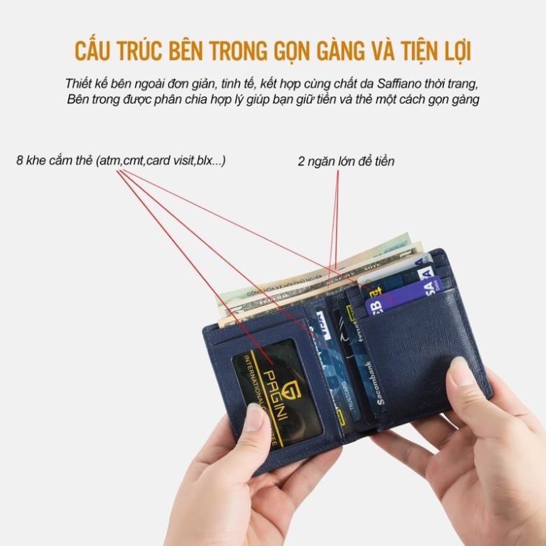 Ví da nam cao cấp nhập khẩu - thời trang OLUX