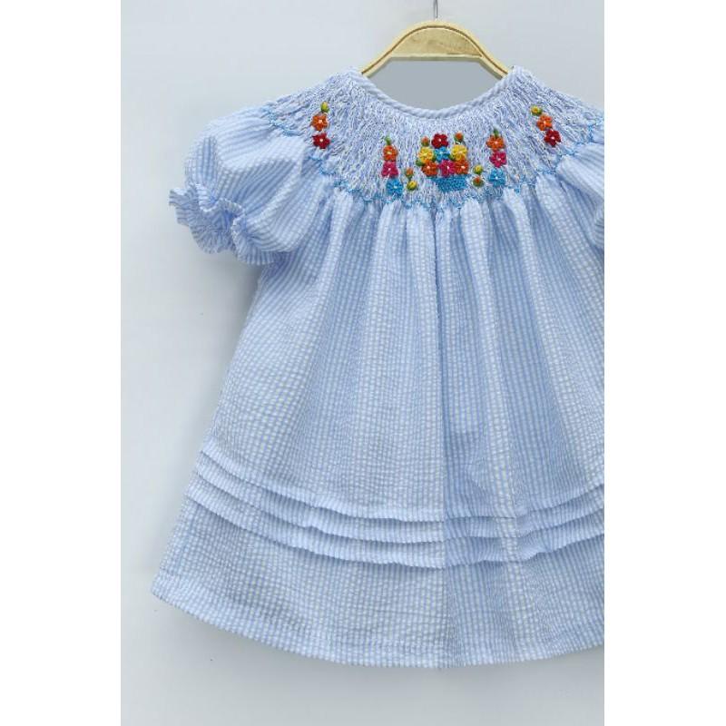 ĐẦM SMOCK HOA NHÍ