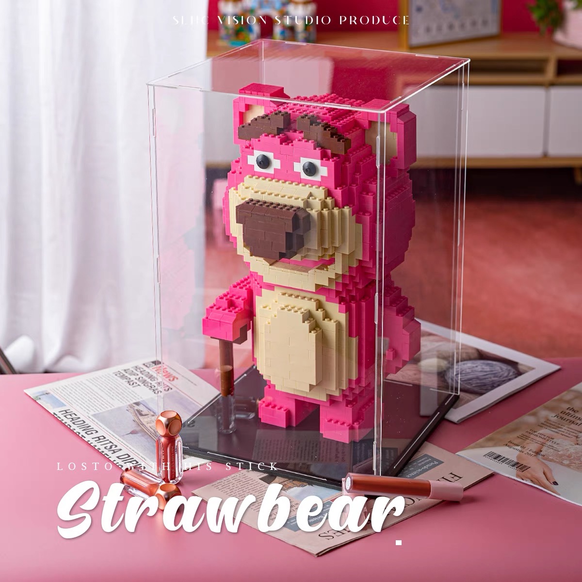 Đồ Chơi Lắp Ráp Mô Hình Gấu Lotso - PCS STORE