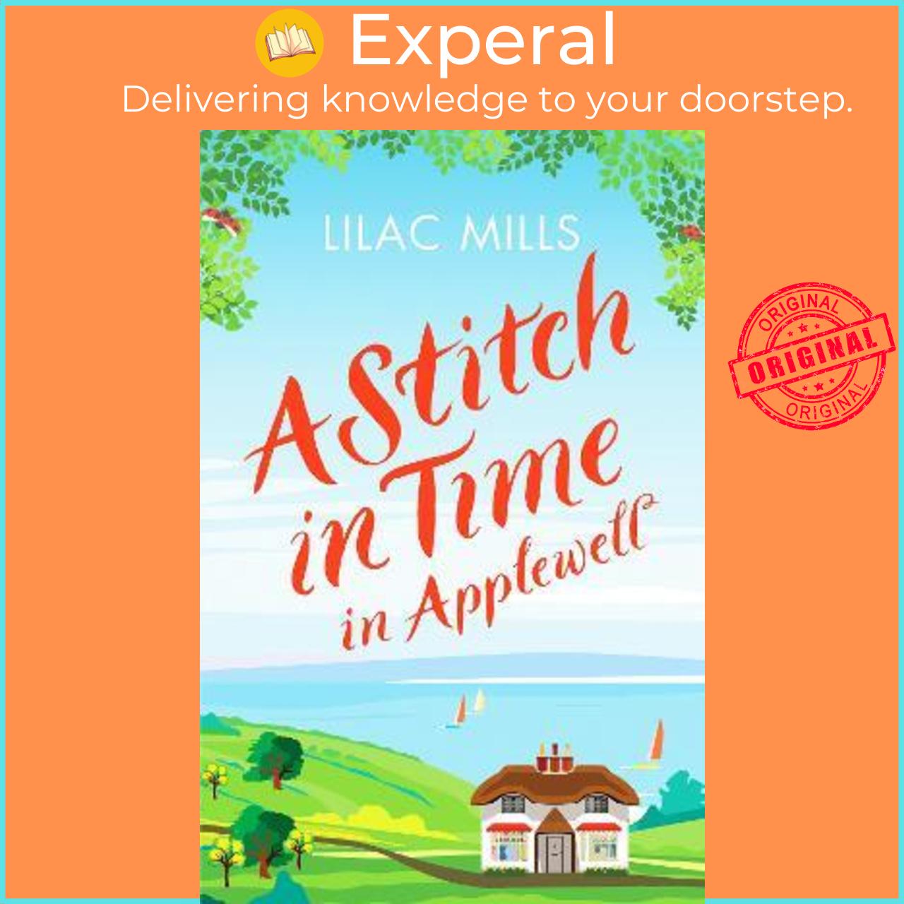Hình ảnh Sách - A Stitch in Time in Applewell : A feel-good romance to make you smile by Lilac Mills (UK edition, paperback)