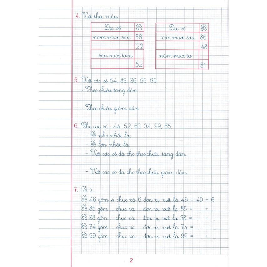 Sách - Vở Ô Li Bài Tập Toán Lớp 2 - Quyển 1 - Dùng Kèm SGK Chân Trời Sáng Tạo - Hồng Ân