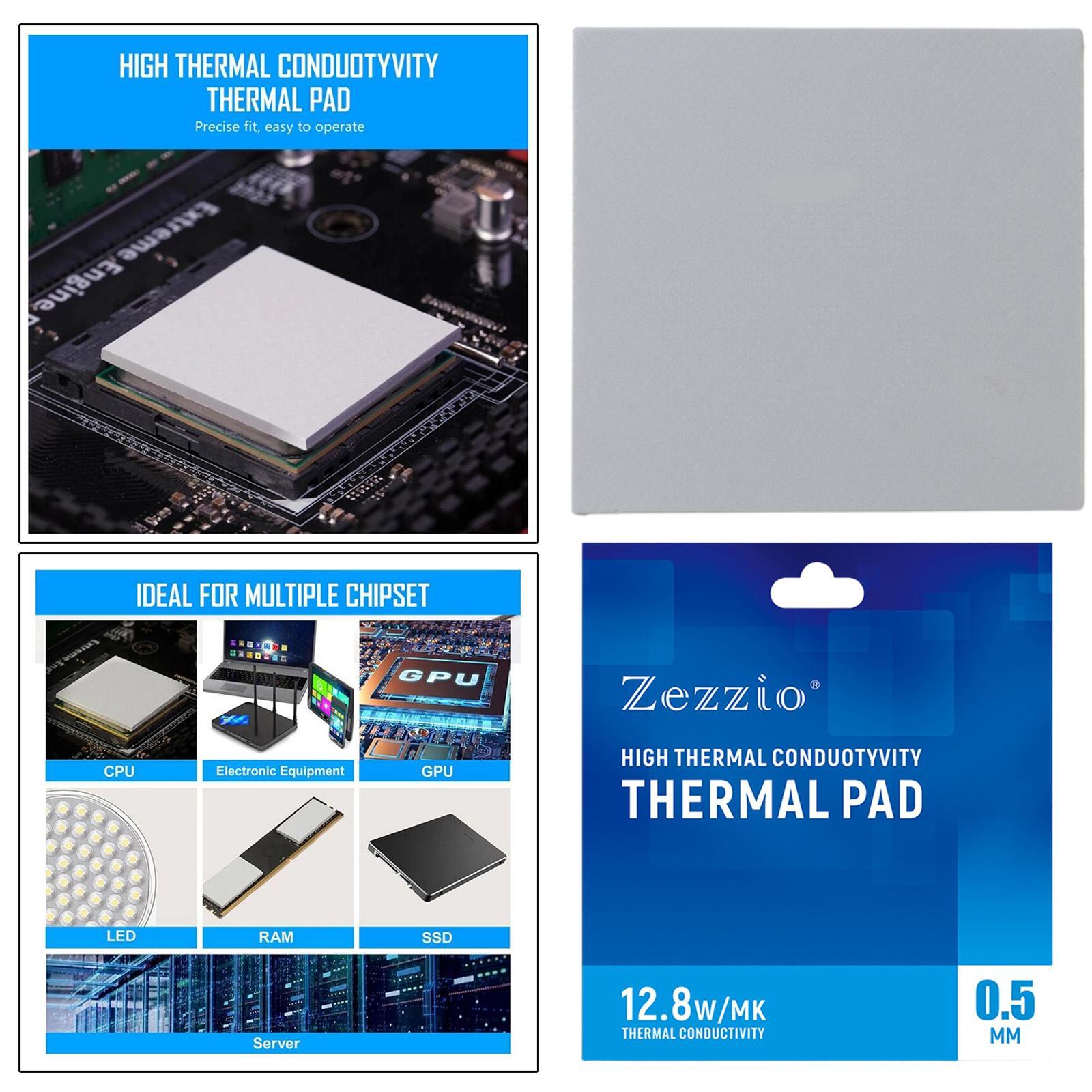 Silicone Thermal Pad 120x120mm Heat Resistance for GPU CPU