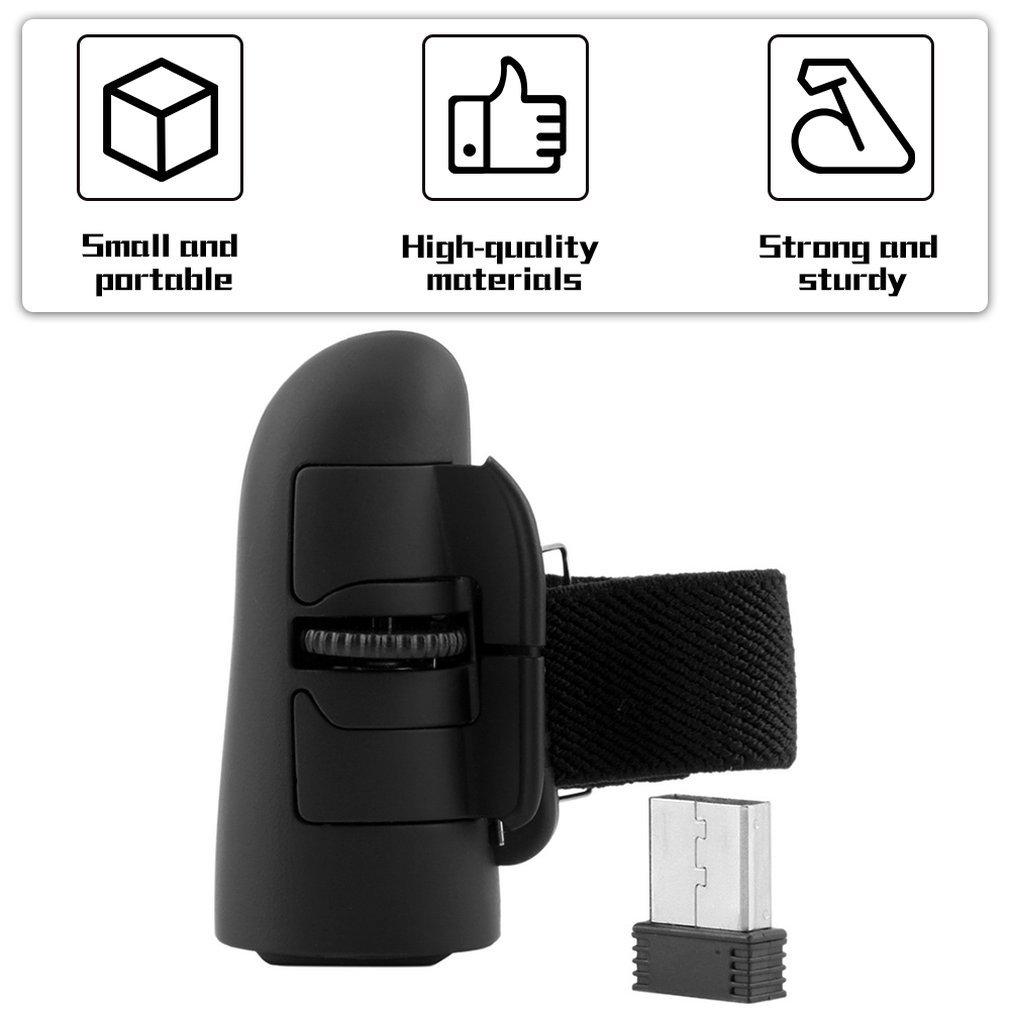 Game Thủ Không Dây Chuột USB Không Dây Ngón Tay Nhẫn Quang Trên Toàn Thế Giới 2.4GHz 1200Dpi Cho Máy Tính Xách Tay, Máy Tính Để Bàn DropShipping