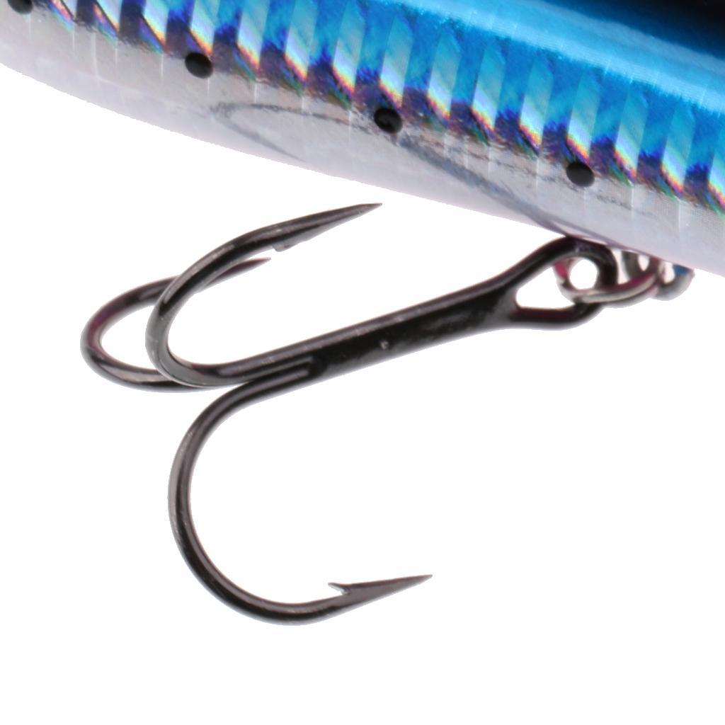 Fishing Lure Floating Lifelike Swimbait Artificial Bait Crankbait Hard Bait with 2 Treble Hooks for Bass Perch Trout 13cm/5inch