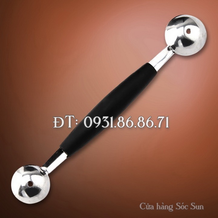 Muỗng 2 đầu múc rau câu 3D, múc trái cây – Mã số 1338