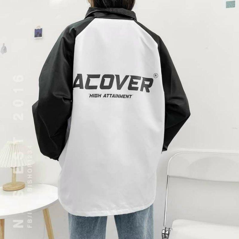 Áo khoác Dù Acover Nam Nữ unisex Form Rộng Phong Cách Ulzzang