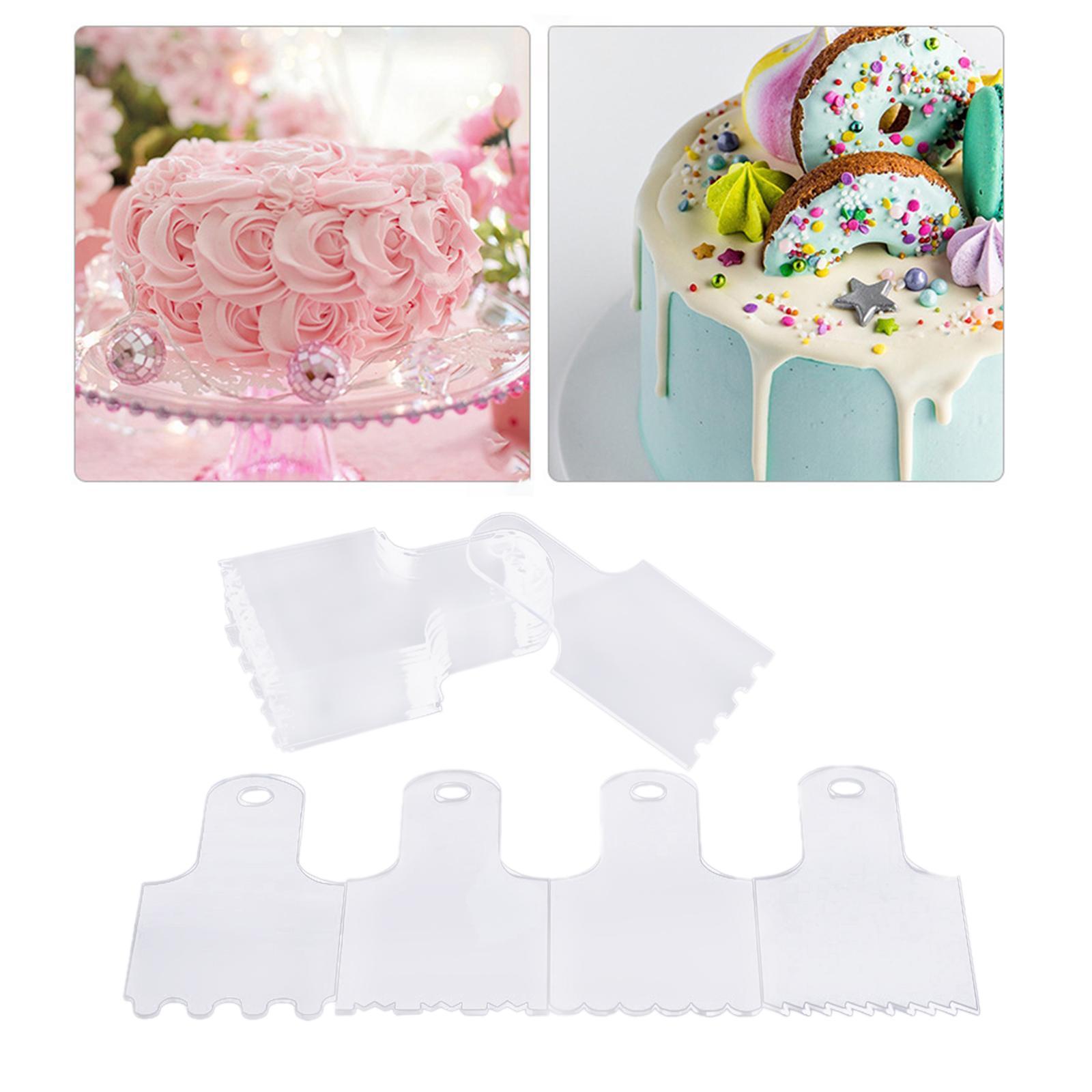 20x Cake Scraper Decorating Tool Supplies Icing for Kitchen Wedding