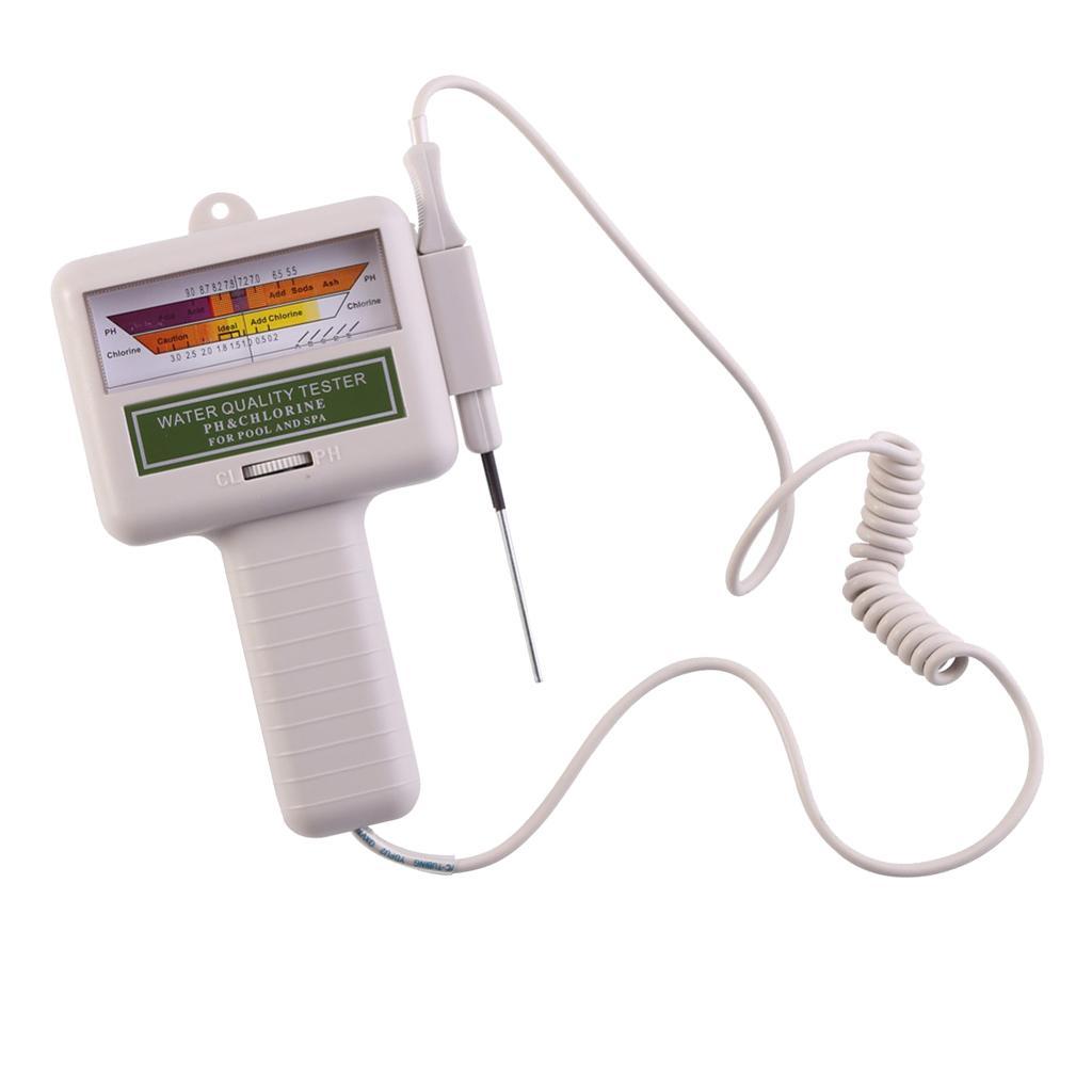 Digital Water Quality Tester Meter PH Chlorine Swimming Pool Tester