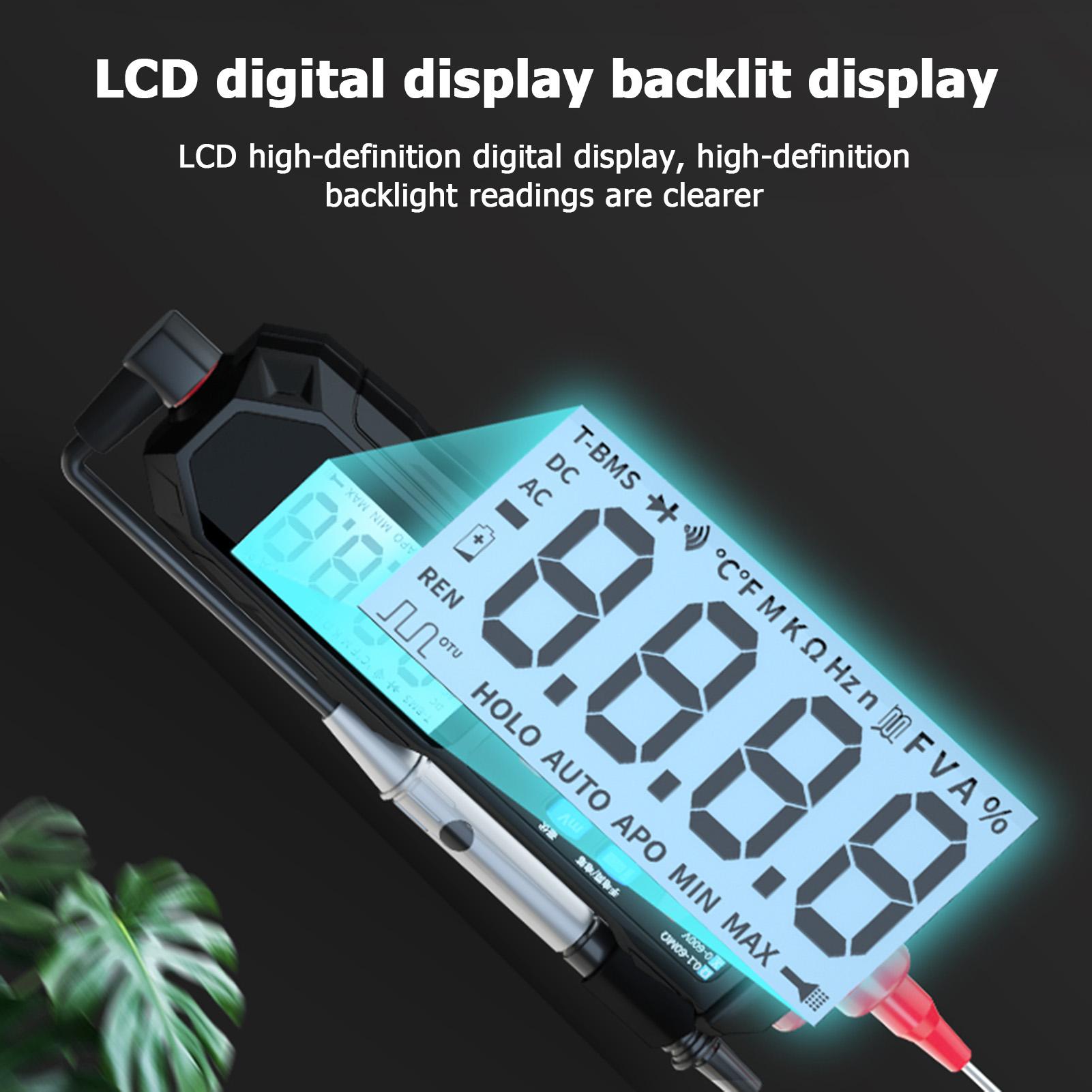 Bút kiểm tra điện áp AC DC vạn năng màn hình LCD kỹ thuật số