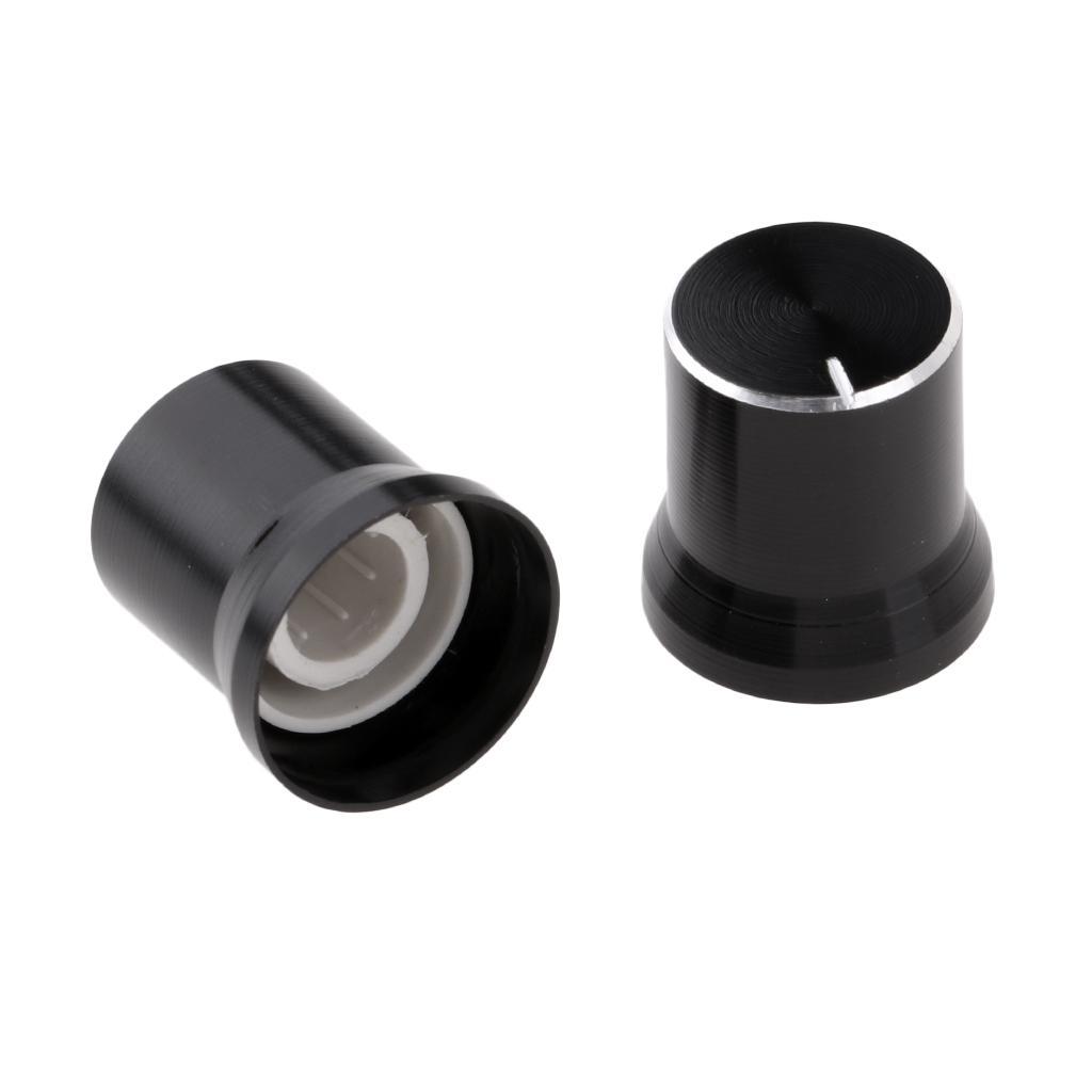 100Piece Aluminum Alloy Anti-Slip Potentiometer Control Knob 15x15mm
