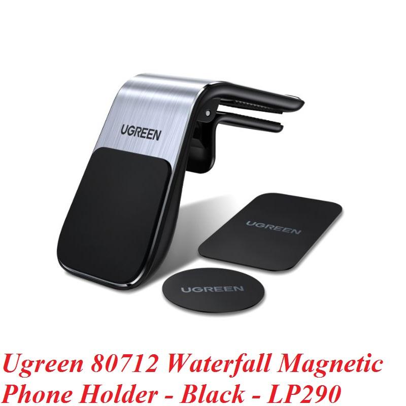 Ugreen UG80712LP290TK Màu Đen bằng nhôm Giá đỡ từ tính điện thoại trên ô tô - HÀNG CHÍNH HÃNG