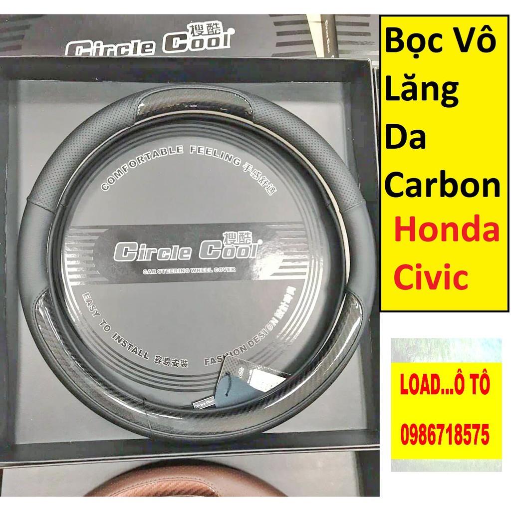Bọc Vô Lăng Honda Civic Vân Carbon cao Cấp
