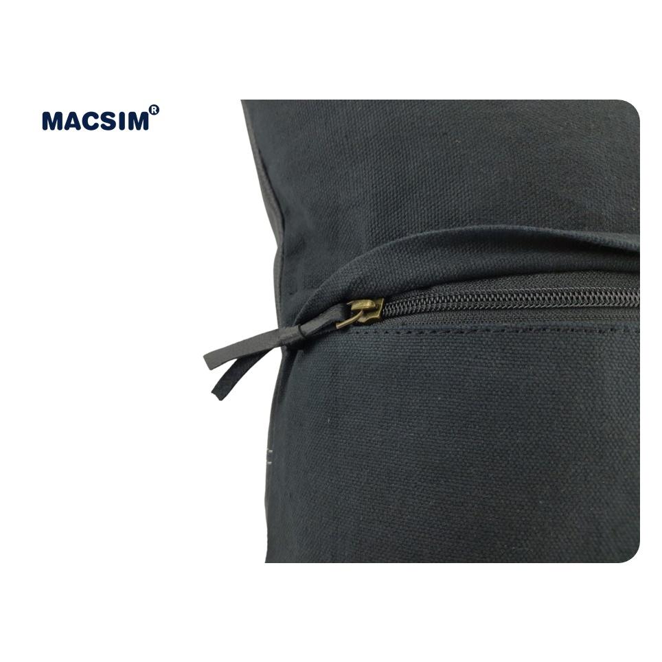 Gối tựa lưng, tựa đầu đa năng, gối sofa cao cấp Macsim kích thước 40cm x 40cm màu đen