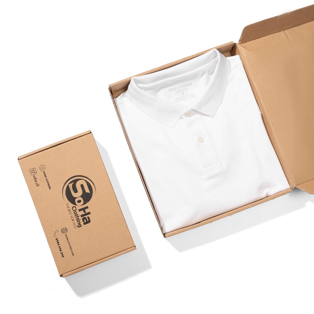 Áo Thun Polo Nam Basic cổ bẻ vải Cá Sấu cao cấp chuẩn form, Áo Trơn Basic –SoHa Clothing