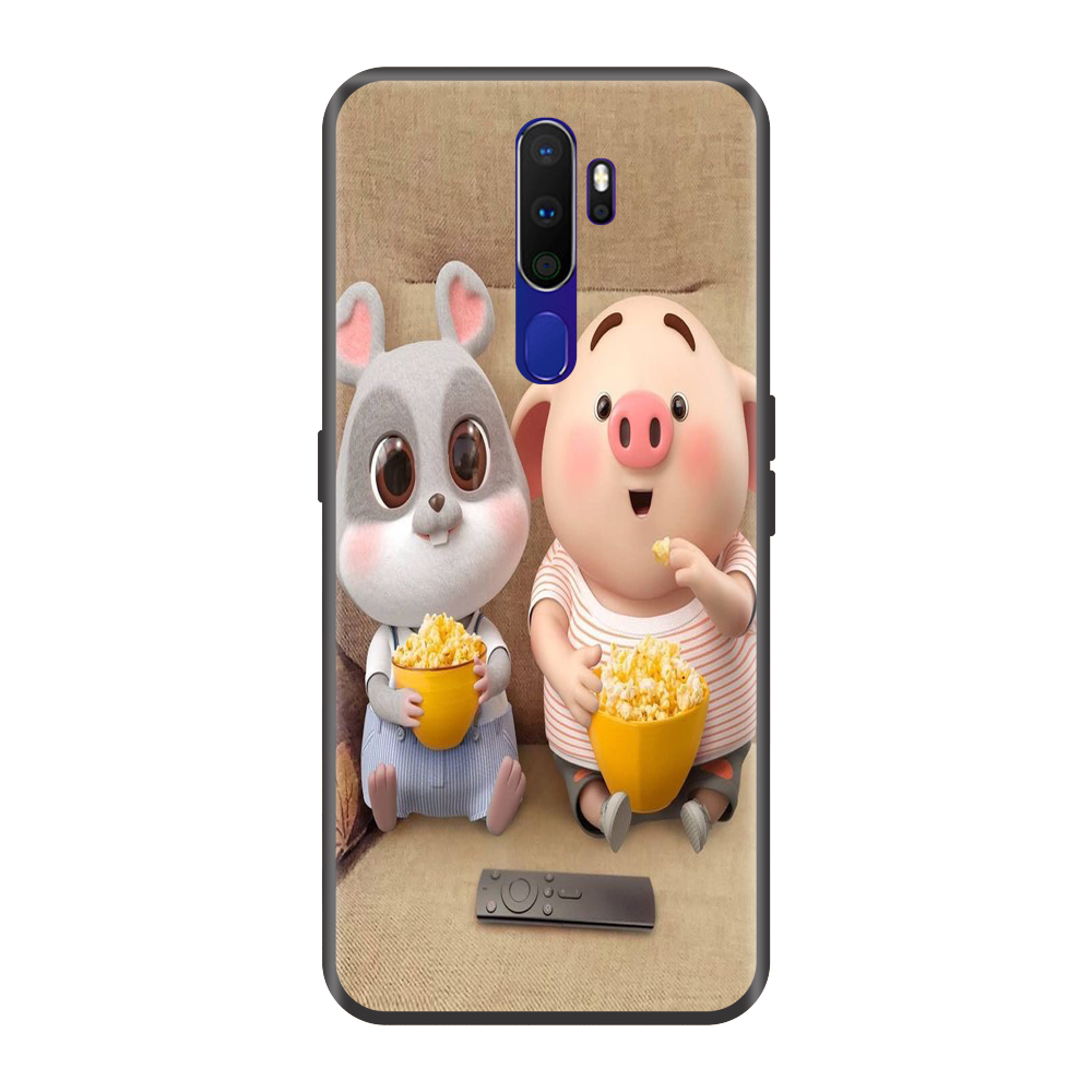 Ốp lưng TPU viền dẻo cho điện thoại OPPO A9 2020 Hình Chuột Tết 2020 - Mẫu 16