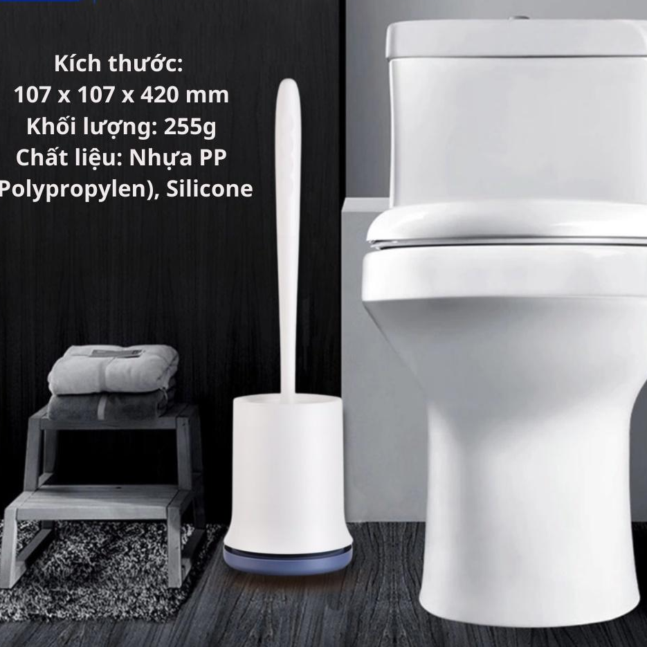 Hình ảnh Chổi cọ nhà vệ sinh bồn cầu toilet silicon inochi kirei thông minh cây cọ bồn cầu chà nhà tắm tiện dụng
