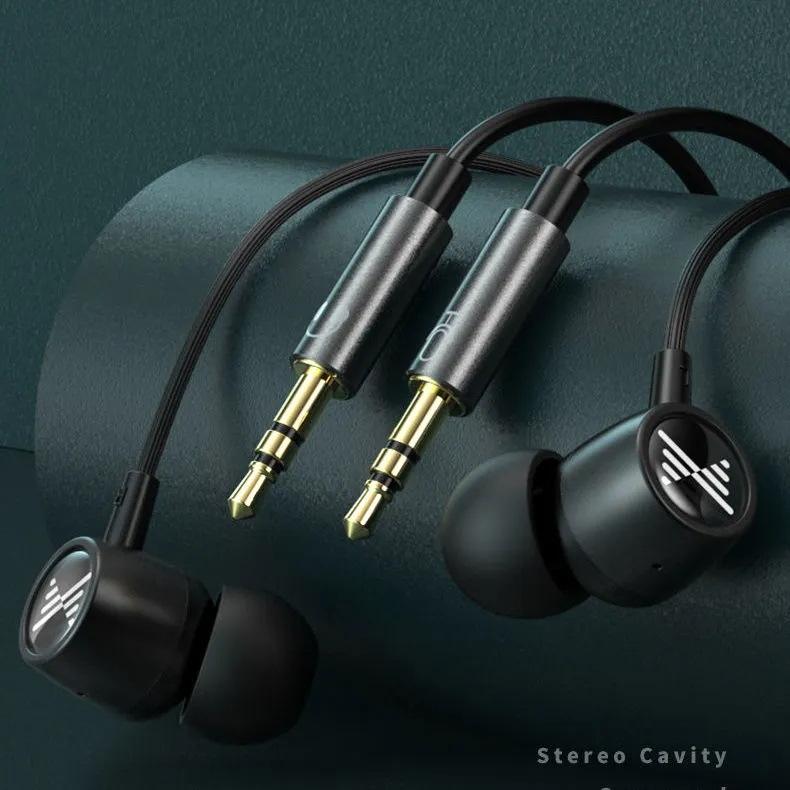 Tai nghe có dây máy tính giá ưu đãi nhất S18 in-ear có điều khiển dòng lúa mì trò chơi điện cạnh tranh ăn gà tai nghe loa siêu trầm giảm tiếng ồn