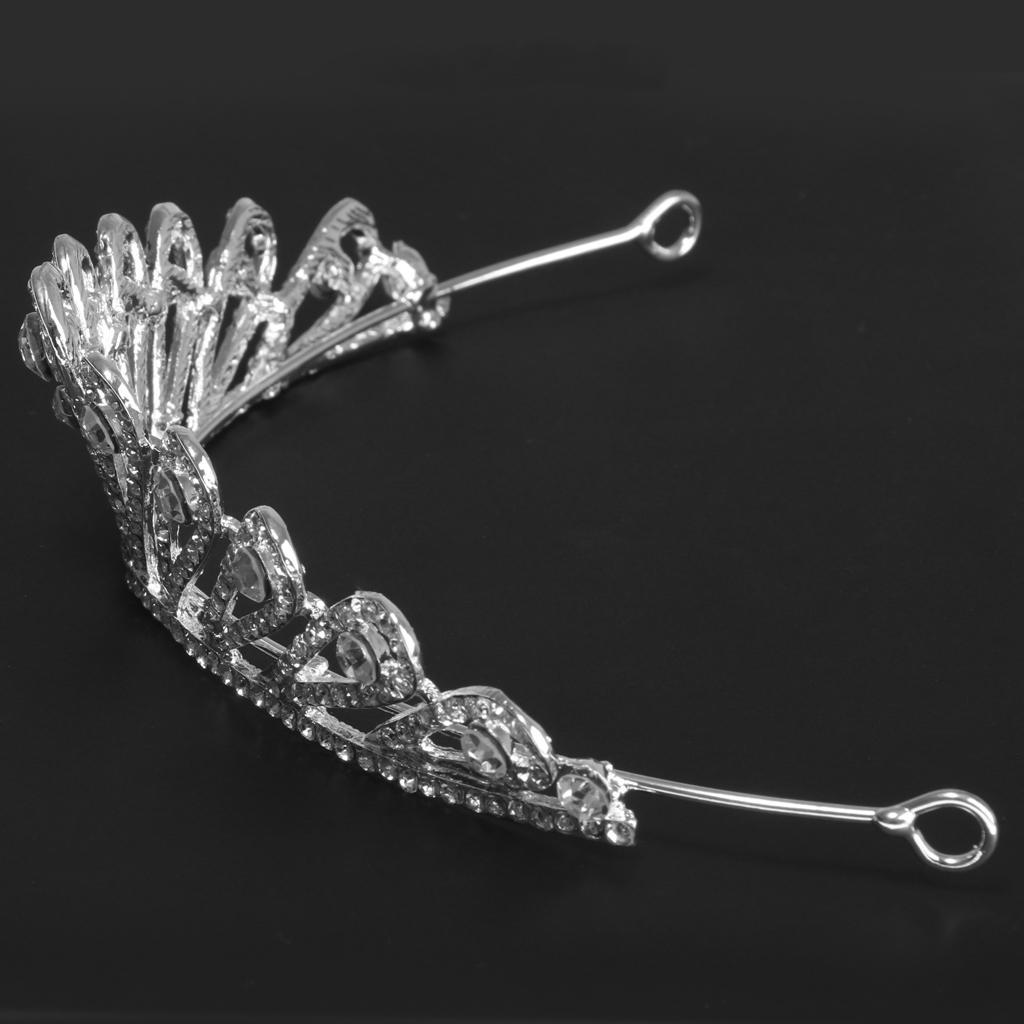Rhinestone Crown Women Bridal Tiara Wedding Queen Prom Pageant Princess