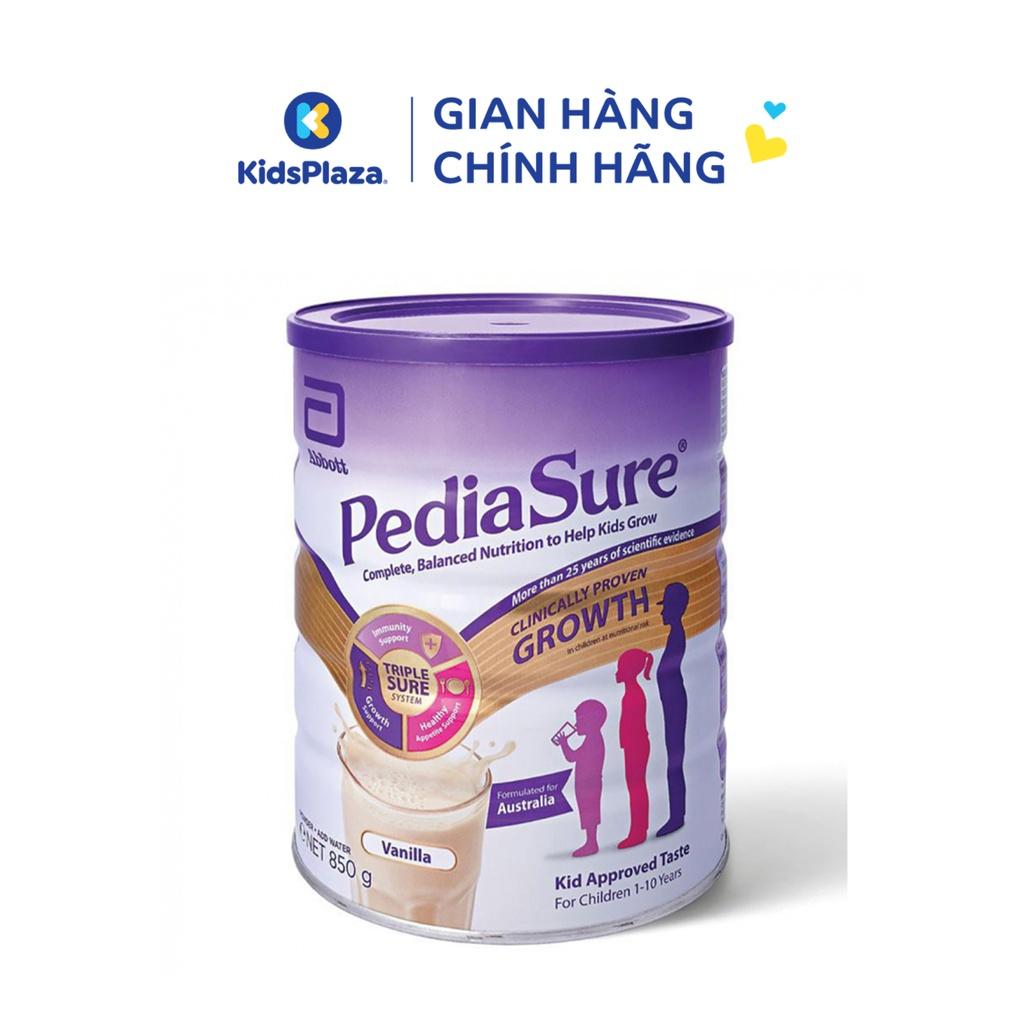 Sữa bột Pediasure Úc vị vani lon 850g