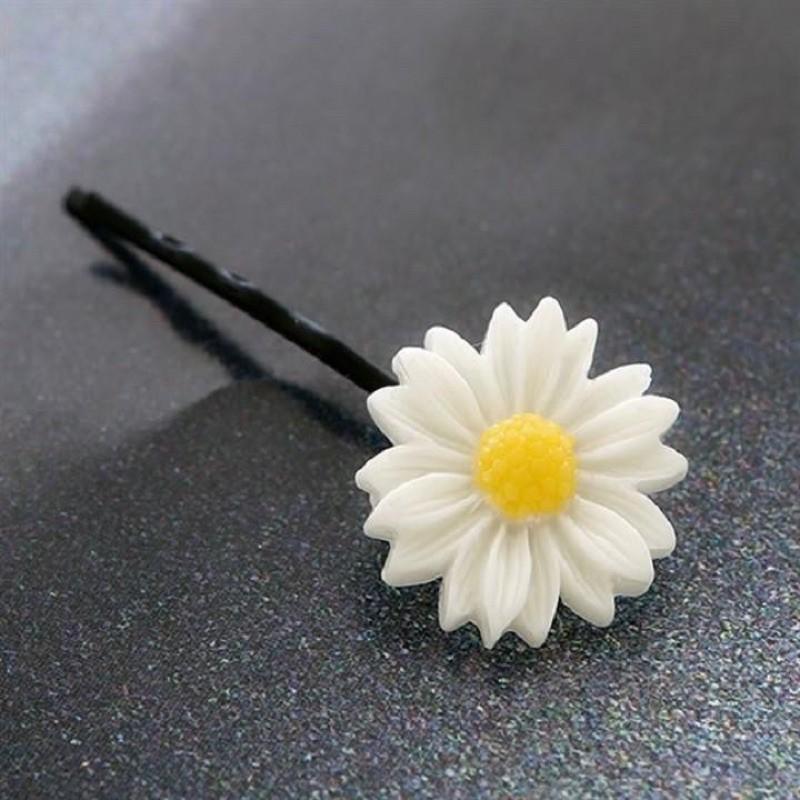 Set 2 kẹp tóc hoa cúc dễ thương