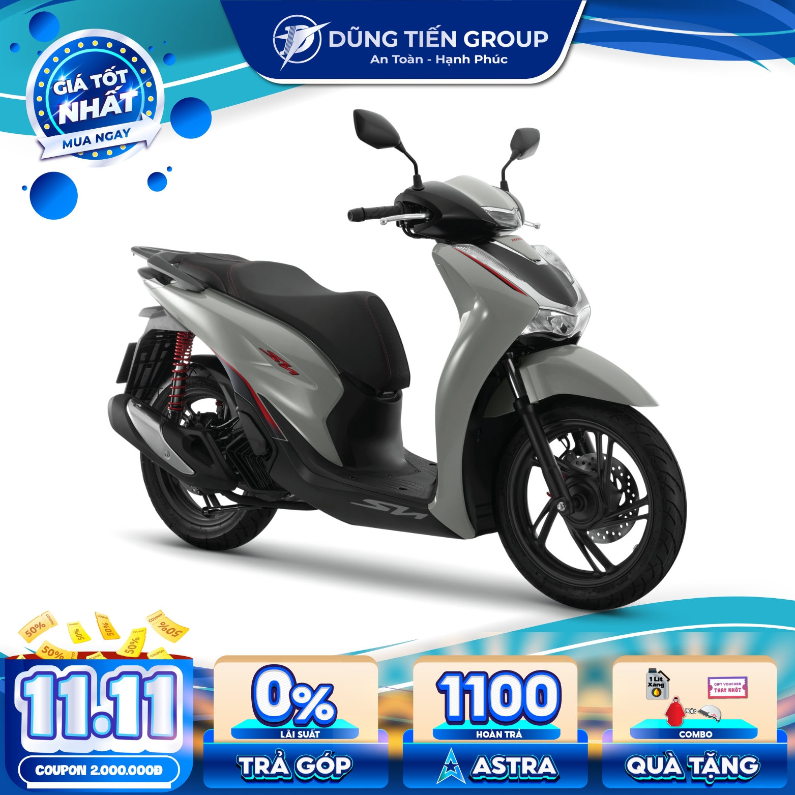 Xe Máy Honda SH125i Phiên Bản Thể Thao 2024